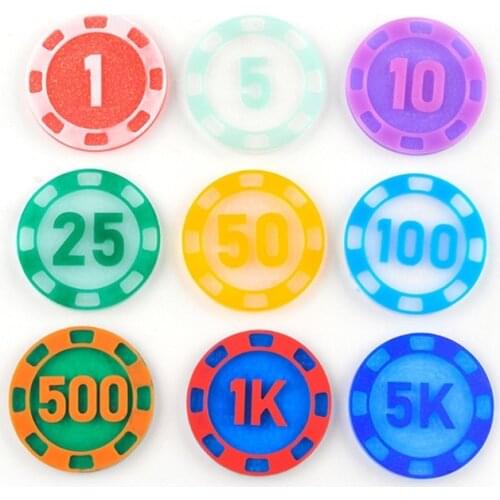 Poker Chips Game Coins Epoxy Resin Mold Commemorative Collection Coins Silicone Mould DIY Crafts Jewelry Casting Tool