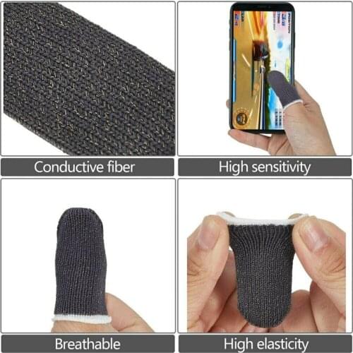 20pcs Phone Game Finger Sleeve Screen Gaming Controller Touch Screen For PUBG