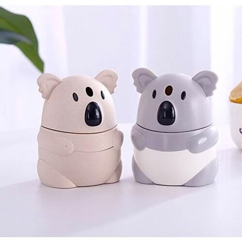Koala Panda Cartoon Toothpick Holder Popular Pressed Toothpick Bucket Creative Dustproof with Cover Box Barrel for Toothpicks