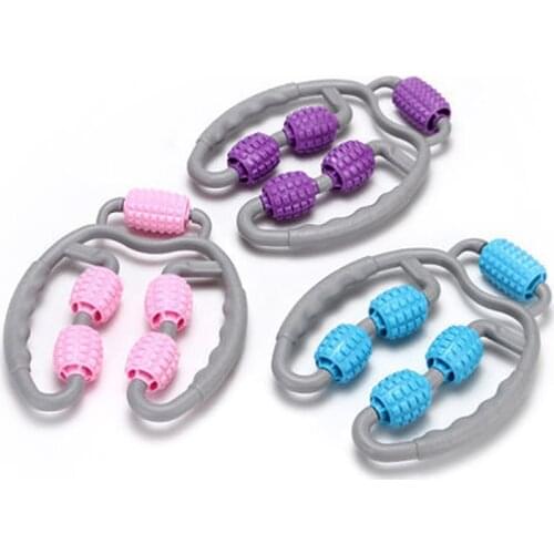 3D Floating Point Foam Shaft Muscle Relaxer Massager Roller U Shape Fitness Equipment for Home Workout Equipments Massage Stick