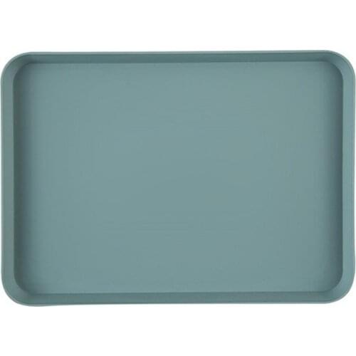 Multi-function Nordic Simple Rectangular Easy to Clean Fruit Dessert Vegetables Plastic Storage Tray Kitchen Organizer Supplies