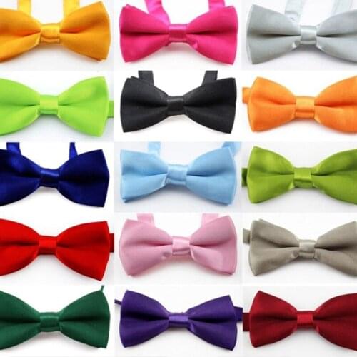 Men Boy Bowties Solid Butterfly Bowtie Wedding Accessories Gift Novelty Party Neckwear New Wholesale Classic FB102