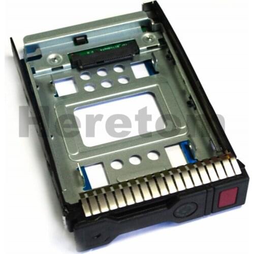 NEW Heretom 2.5" SSD Adapter Tray Converter 654540-001+3.5" SATA HDD Tray Caddy 651314-001 for ML350e ML310e SL250s Gen8 G8 DL38