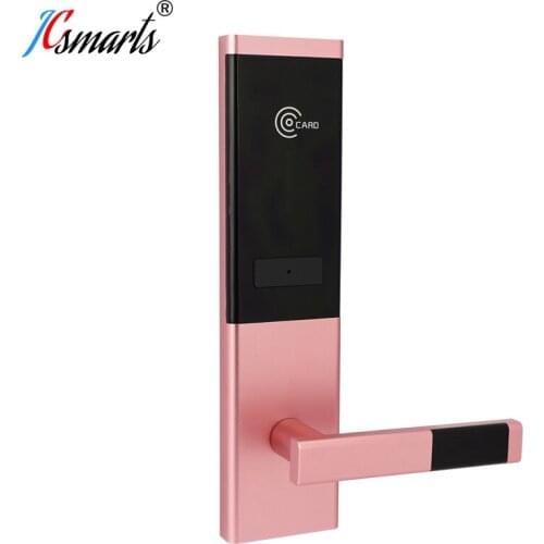 New Aluminum keyless front door lock home hotel security RFID card system