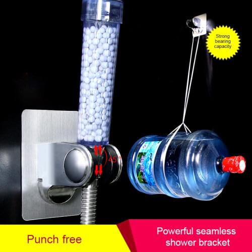 Electroplated Flower Spraying Base Flower Spraying Rain Spraying Flower Spraying Space Seamless Adhesive Adjustable Bracket