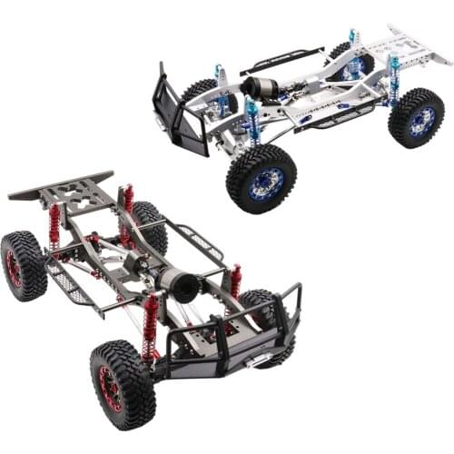 1/10 Scale RC Crawler Chassis Frame with Tires RC Car 90046 DIY Repalcement Model