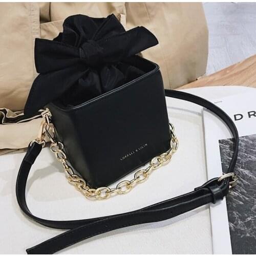Womens Designer Handbag 2021 Fashion New High quality PU Leather Women Tote bag Bow Chain Shoulder Messenger bag Mini Box bags