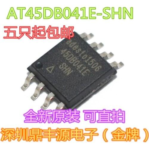 100% New&original AT45DB041E-SHN SOP-8 IC ADESTO 45DB041 In Stock