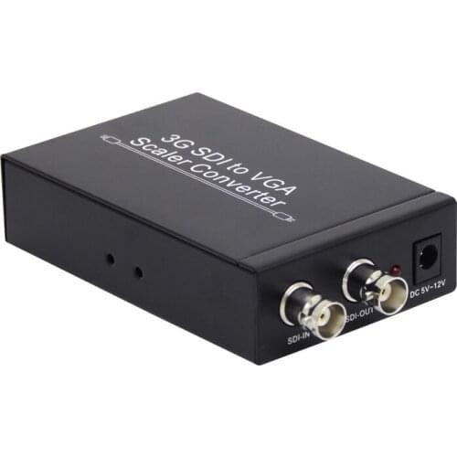 3G SDI to VGA and SDI Scaler Converter 1080p 50/59.94/60 1920x1080@60Hz sdi to vga conver