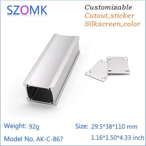 4 pieces, 29.5*38*110mm hot sales aluminum electronics box electro shocker aluminum pcb power supply equipment project case