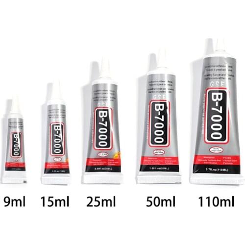 9/15/25/50/110ml B7000 Multi Purpose Glue Adhesive Epoxy Resin DIY Jewelry Crafts Glass Supplies Phone LCD Touch Screen Repair