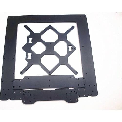 Funssor black 6mm thickness the same as the original Prusa i3 MK3 Aluminium alloy metal frame kit