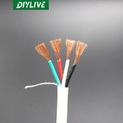 DIYLIVE 8m Hi-Fi Monster S14-4R-CL four-core oxygen-free copper main audio cable speaker cable center cable speaker cable