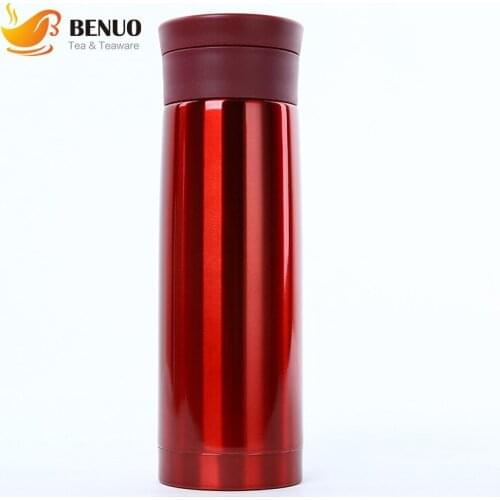 Elegant 500ml Portable Hot Cold Vacuum Stainless Steel Insulated Travel Water Bottle Out Door Coffee in Car flasks Gift