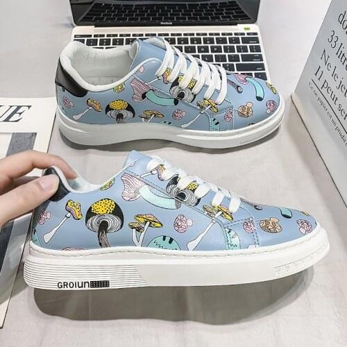 Mens Shoes 2021 Breathable Printing Fashion Sneakers Mens Original Casual Lightweight Large Size Sneakers Zapatillas Hombre