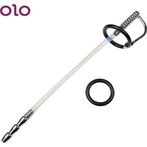 OLO Penis Plug Urethral Prince Stretching Chastity Penis Ring Male Masturbation Sex Toys for Men Gay Sex Shop Adult Product