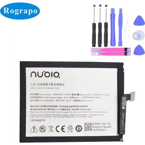 Original 3000mAh Li3929T44P6H796137 Replacement Battery For ZTE Nubia Z11 miniS Z11miniS mini S NX549J Cell Phone Batteries
