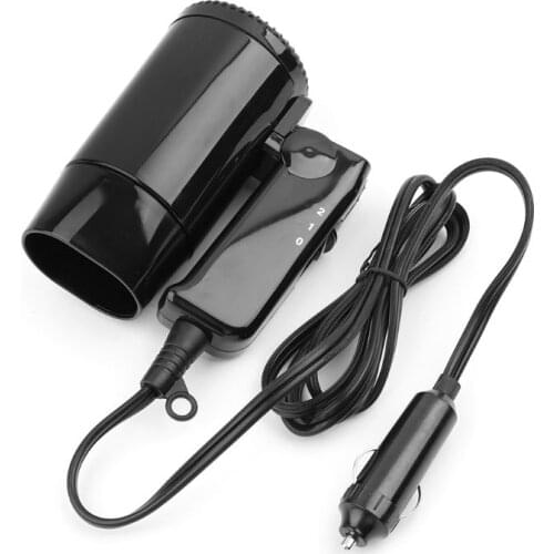 Portable 12V Car-styling Hair Dryer Hot & Cold Folding Blower Window Defroster