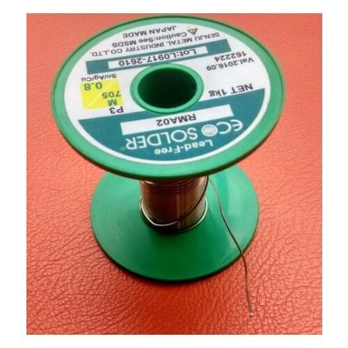 Solder wire Lead-free silver 3% M705 DIY earphone accessories 0.8mm 20Meters