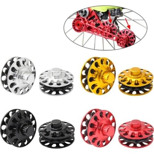 Folding Bicycle Chain Stabilizer Chain Tensioner Guide Wheel Suitable for Small Cloth Outer Variable Speed Inner Three Speed