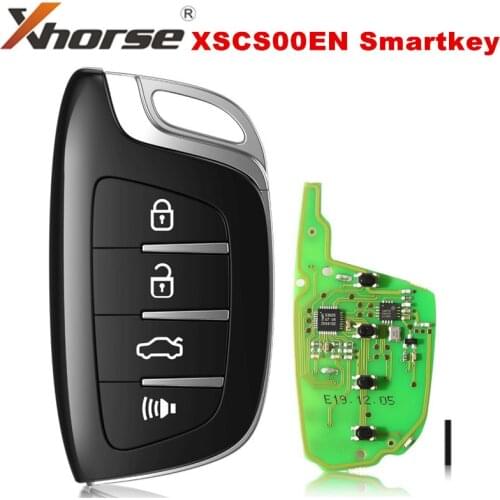 Xhorse XSCS00EN Smarty Remote Colorful Crystal Style(Smartkey) Smart Key 4 Buttons for VVDI2 Mini Key Tool