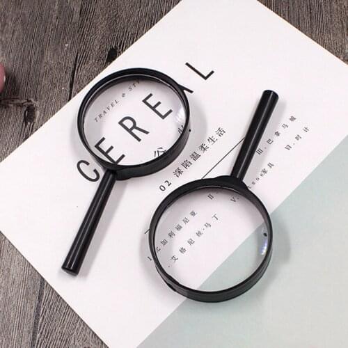 1pc Magnifier 60mm Hand Held 5X Magnifying Loupe Reading Glass Lens Magnifiers for Reading diameter 60mm