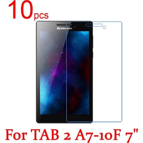 10pcs Ultra Clear/Matte/Nano anti-Explosion LCD Screen Protector Film Cover For Lenovo Tab 2 A7 10F 20F 30TC 7" A8-50 8" Film