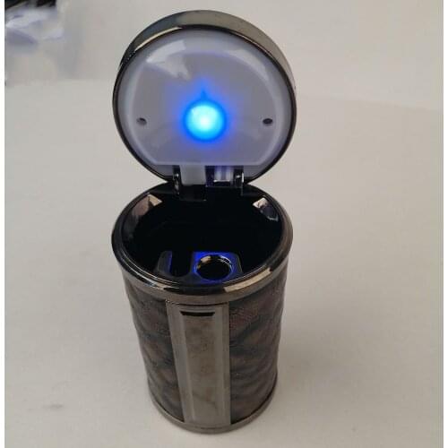 LED car ashtray creative personality multi-function hanging type ashtray