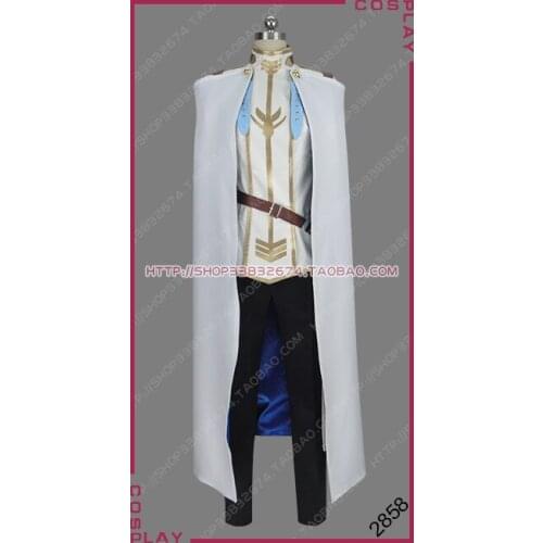 Tales of Berseria TOB Exorcist Praetor Oscar Dragonia White Uniform Outfit Cosplay Costume S002
