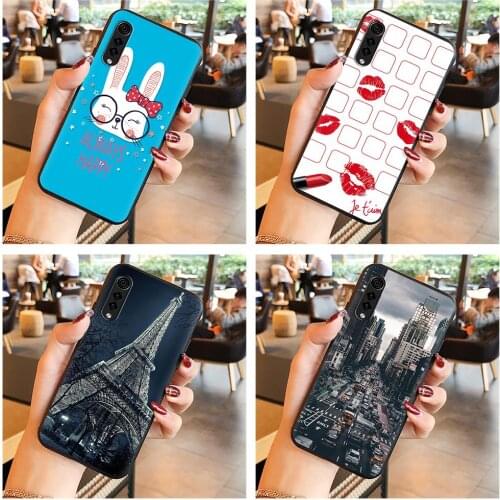 Black Case For Boy Phone Case For LG Velvet 4G/5G Original NewArrival For Woman Cartoon Back Cover