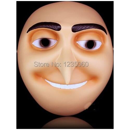 Movie Despicable Me Horror Mask Horror Long Nose Resin Scary Anonymous Masks Masquerade Ball Halloween Carnival Costume