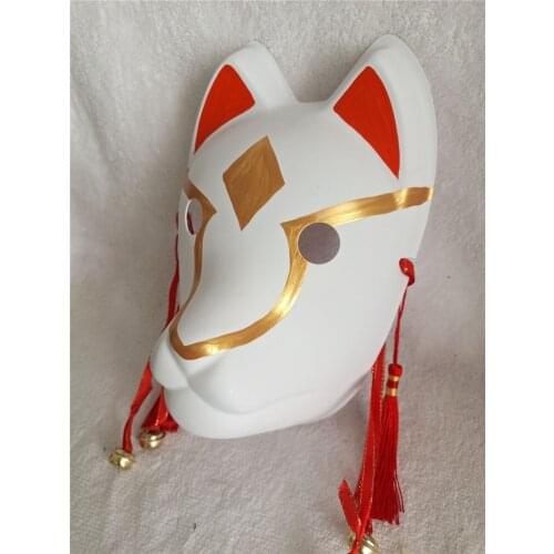 Hand-Painted Full face Fox Mask Masquerade Festival Ball Party Cosplay Props Halloween Christmas Weasel Masks For Men And Women