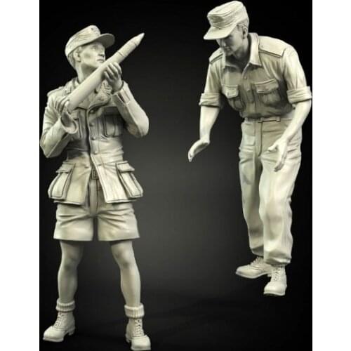 1/35 Resin Figure Model Kit Unassambled Unpainted 1075(2 figures)