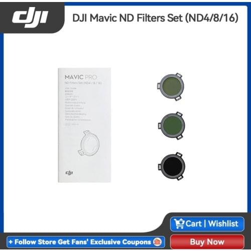 DJI Mavic pro ND Filters Set (ND4/8/16) compatible with Mavic Pro and Mavic Pro Platinum original in stock