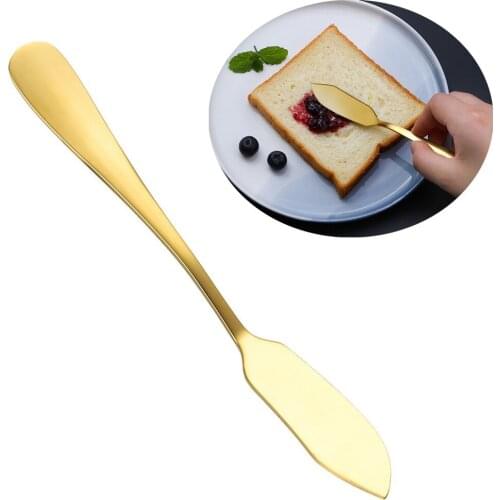 Stainless Steel Butter Cutter Knife Cream Western Bread Jam Knife Cheese Spreaders Utensil Knife Tools #W5