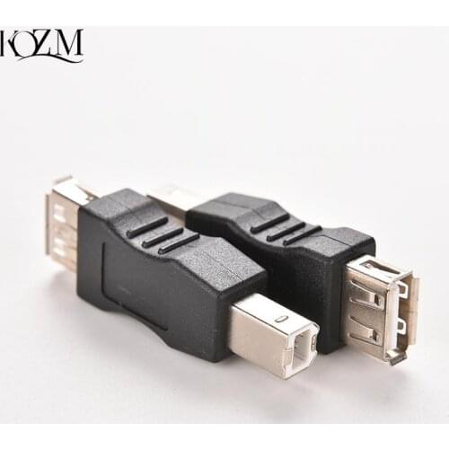 1PC New USB 2.0 Type A Female To USB Type B Male Converter Adapter USB Print Cable Conector Changer