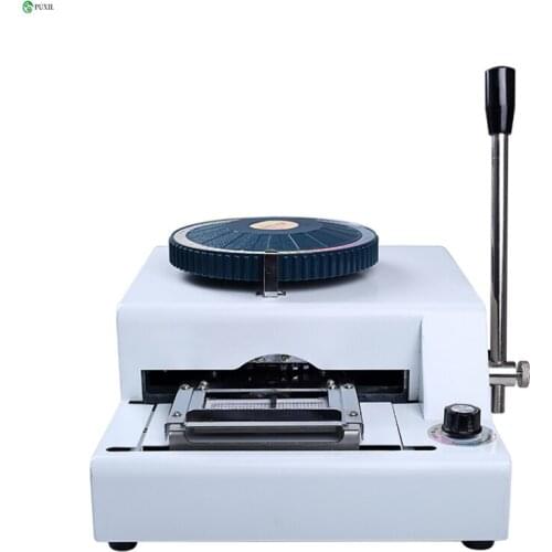 PVC Manual Embossing Machine Convex Code Printer Pressure Code Machine Code Machine VIP Membership Card Typewriter