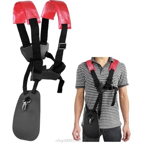 Double Comfortable Linen Waist Belt Shoulder Strap Black Trimmer Shoulder Strap for Lawn Mower/pruner/pruner M15 21 Dropship