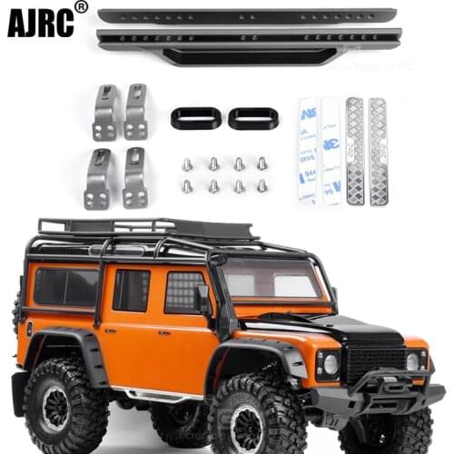 Universal Metal Side Bumper Pedal For 1/10 RC Crawler Car Traxxas TRX4 Defender Bronco Ranger TACTICAL UNIT #8219 TRX-4