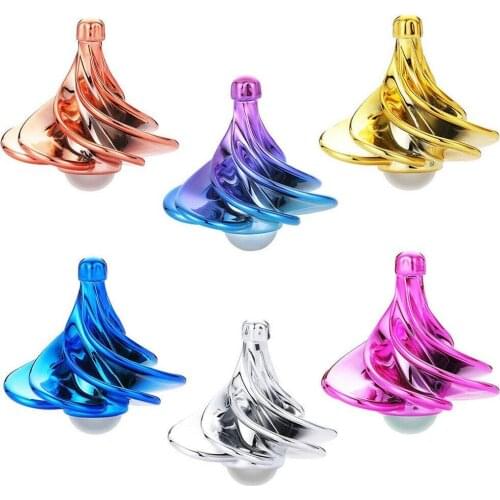 Rotating Gyro Toy Wind Blown Gyroscope Air Aerodynamic Spin Silent Stress Decompression Toys Small Gifts Toys For Children