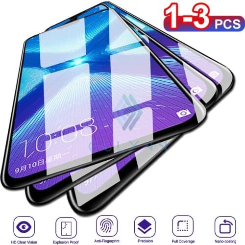 3Pcs Tempered Glass For huawei Honor 10 i Lite 20 30 Pro 9X 8A 8S 8X Screen Protector On The For P20 P30 P40 Lite 15H Protective