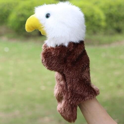 Hand Puppet Toy Sea eagle doll Large puppets Plush Toys children Baby Gift