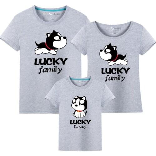 Casual Family Clothing Sweatshirt Clothes Mother/Mom and Daughter Clothes Father Son Matching Clothing Family Style T-shirt 1pcs