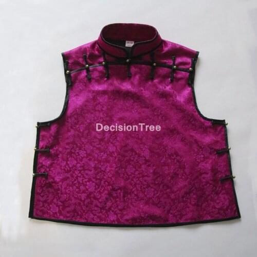 2021 tang suit lady ethnic clothing chinese traditional clothes vest for women chinese style retro jacquard elegant lady vest