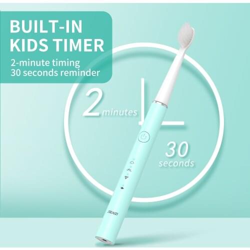 Seago 548 Sonic Electric Toothbrush USB Charging Slim Soft Silk Intelligent 3 Modes Waterproof IPX7 Easy To Carry Tooth Brush