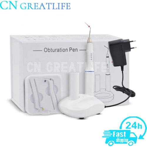 Double Charging Hot Melt Filling Dental Cordless Teether Dental Gutta Percha Obturation System Obturation Pen with 4 Tips