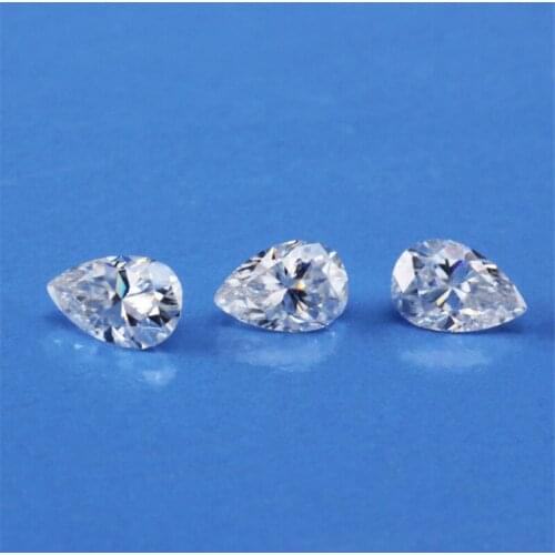 2ct 7x10mm Moissanite Pear Shape White D VVS Good Clarity Moissanites Loose Gem Stones for Ring Jewelry