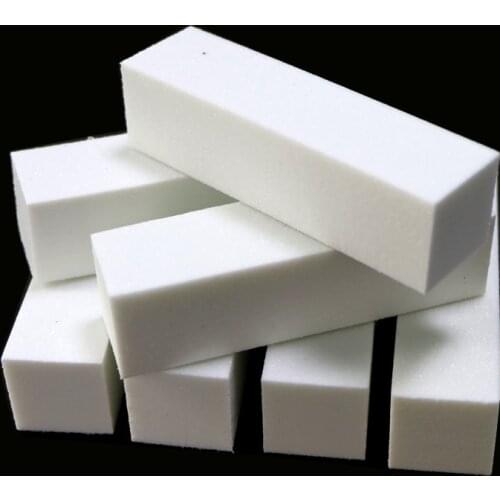 5/10/15Pcs White Buffer Sanding Block Files Grit Manicure Nail Art Tips Tool High Quality DIY Polish for Finger and Toe Nails