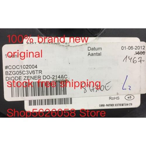 BZG05C3V6TR DO-214 100% brand new in stock 50PCS/LOT