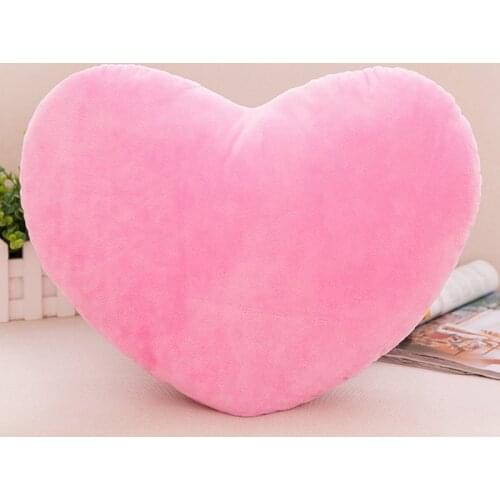 40cm Heart Shape Decorative Throw Pillow PP Cotton Soft Creative Doll Lover Gift